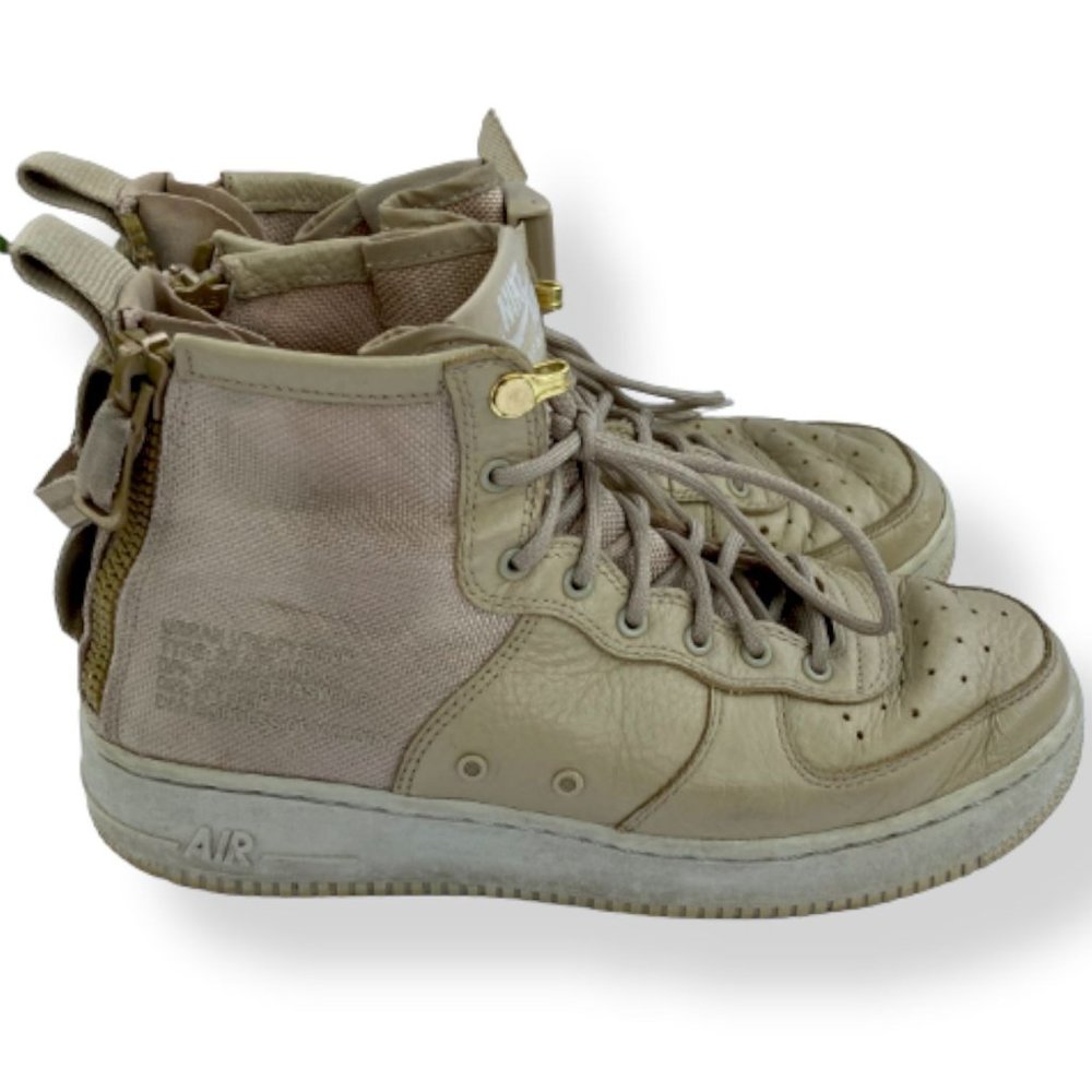 NIKE AIR FORCE 1 MID SF AF1 SHOES GS SIZE 6.5Y Women’s 8 AJ0424-200 Sneakers